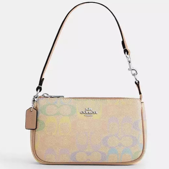 Coach Handbags - COACH Nolita 19 In Rainbow Signature Canvas Shoulder Bag
